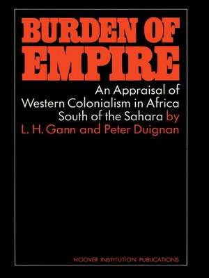 cover image of Burden of Empire
